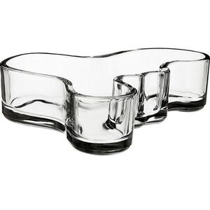 New in box Iittala Alvar Aalto Bowl, Clear, 7-1/2 by 2-Inch…